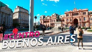 Recorriendo ZONA MICROCENTRO PORTEÑO I CIUDAD de BUENOS AIRES I ARGENTINA I 4K Walking Tour VLOG