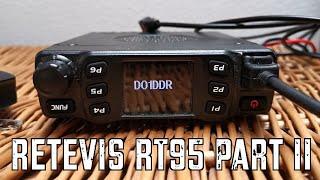Teil 2 Vorstellung RETEVIS RT95 Mobilfunkgerät VHFUHF und Frequenzerweiterung