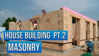 Building a House  part 2 Masonry  house construction documentary  German technology