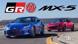 The LAST Affordable RWD Manual Gas Cars 2022 Toyota GR 86 vs Mazda Miata MX5