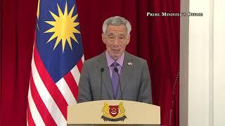 PM Lee Hsien Loongs Joint Press Conference with Malaysian PM Ismail Sabri Yaakob