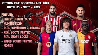 OPTION FILE FOOTBALL LIFE 2024 - UNTIL 05 - SEPT - 2024