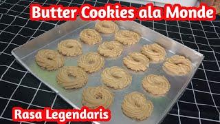 Butter cookies ala Monde Ekonomis rasa Legendaris 