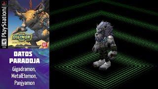 Digimon World 1 PS1 Español Version JAP - ¿Datos Paradoja? GigadramonPanjyamonMetalEtemon