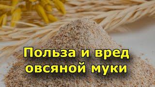 Польза и вред овсяной муки.