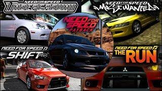 Mitsubishi Lancer Evolution in NFS Games - 1080pHD