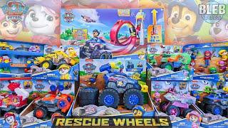 Paw Patrol RESCUE WHEELS toy collection unboxing  ASMR  Super Loop Tower HQ l ASMR toy review