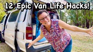 Van life made easy - Top 12 hacks tips and tricks.