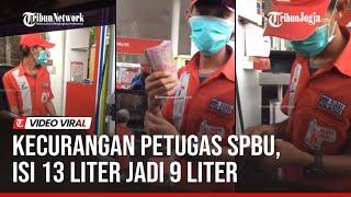 VIRAL VIDEO WANITA BONGKAR KECURANGAN PETUGAS SPBU