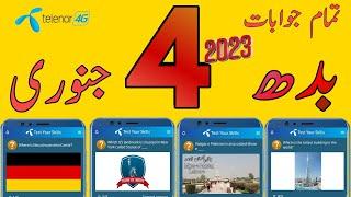 4 January 2023 Questions and Answers  My Telenor Today Questions  Telenor Questions Today Quiz