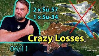 Update from Ukraine  Crazy Losses Ruzzia lost Su-34 and two SU-57 were damaged