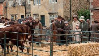 Downton Abbey Series 6 on location in Lacock Village Wiltshire