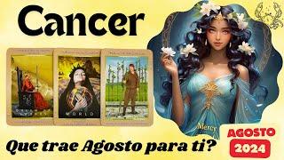  Cancer ️ PREDICCIÓN GENERAL PARA EL MES DE AGOSTO 2024  #cancer #tarot #hoy