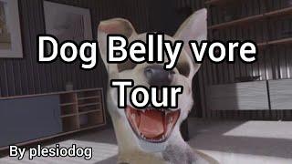 Dog Belly vore tour animation by plesiodog #V- ANIM 3
