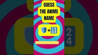 Guess The Anime By Emoji Quiz Emoji Quizzes With Answers Part 5 #shorts #shortsvideo