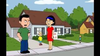 caillou sells the house and gets grounded