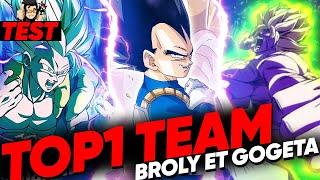 Top 1 Meilleur Team  Gogeta LR et Broly LR ensemble en Super Saiyan DOKKAN BATTLE