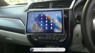 Ganti Head Unit double din Honda mobilio dengan tablet 10 inch