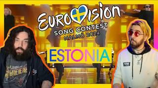 CANADIANS REACT TO Eurovision 2024  Estonia 