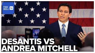 DeSantis’s Office Says He Will Boycott NBC MSNBC Over Andrea Mitchell Question On Black History