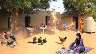 Very Unique Woman Village Life Pakistan  Traditional Village Food  Old Culture  Stunning Pakistan
