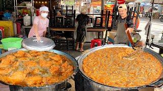 Sold Out in 3 Hours Master Chef Fried 200 kg of Chicken & Crispy Mushroom  Thai Street Food