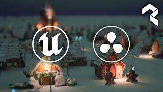 Scene Building in Unreal Engine 5  Making a Gingerbread Wonderland