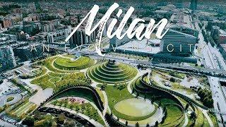 Milan An Evolving City  4K drone footage of Milano Skyline in Italy