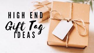 Grab Wooden Gift Tags from HOBBY LOBBY and Make These High End GIFT TAGS Ideas