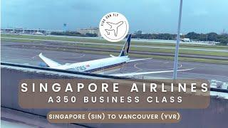 Singapore Airlines A350 Business Class Long-haul