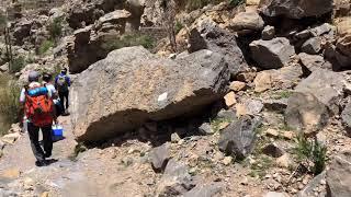 Hike Towards The Cliff Guest House - Suwjara Village in Al Jebel Al Akhdar - Oman