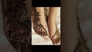 Stylish foot mehndi designs #footmehndi #mehndidesign #shorts #youtubeshorts