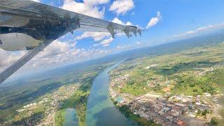 Fiji Link Viking Air DHC-6-400 Twin Otter takeoff from Suva Airport. 4K 60fps GoPro Hero 8 Black