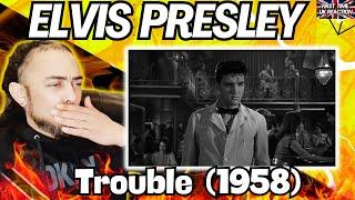 LETS GO Elvis Presley - Trouble 1958 Complete original movie scene FIRST TIME UK REACTION