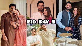 Eid Day 3 celebration of pakistani celeberties