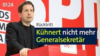 Rücktritt Kühnert nicht mehr SPD-Generalsekretär  BR24