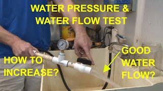 The difference between water pressure and water flow  How Pipe Size Affects Water Flow