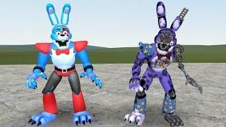 NEW SHATTERED GLAMROCK BONNIE ANIMATRONIC In Garrys Mod Five Nights at Freddys Security Breach