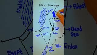 Where is Golan Heights located on map  Golan Heights between Israel and Syria  5min Knowledge