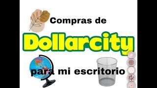 Compras que hice para decorar y organizar mi escritorio.  Dollarcity