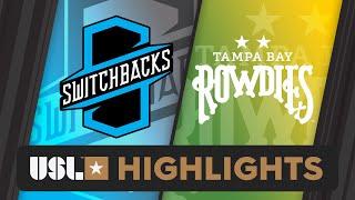 9.7.2024  Colorado Springs Switchbacks FC vs. Tampa Bay Rowdies - Game Highlights