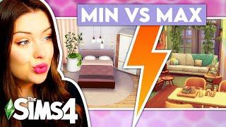 Building OPPOSITE Minimalist vs. Maximalist Townhouses in The Sims 4  Sims 4 Build Challenge