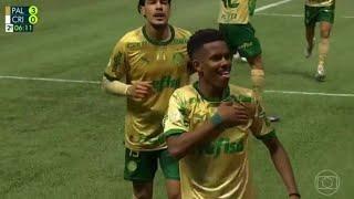 Estevão vs Criciúma 1 Goal  Messinho has EQUALLED Neymar’s GA in the Brasileirão at 17 Year Old