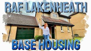 Base Housing Tour  RAF LAKENHEATH  USAF 3 Bedroom Walk-Through