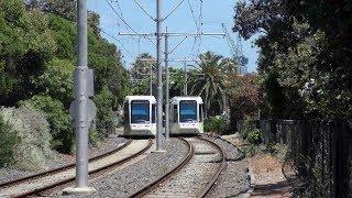 Yarra Trams at Port Melbourne Railway Station - Alstom Citadis C1 Comeng A Class D1 Combino