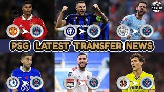 Paris Saint-Germain LATEST CONFIRMED & RUMOURS TRANSFERS WINTER 2023   Skriniar Ziyech Silva 