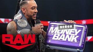 Damian Priest is gifted a new Money in the Bank briefcase Raw highlights Sept. 4 2023