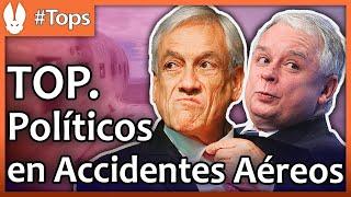 Piñera y otros políticos en tragedias aéreas