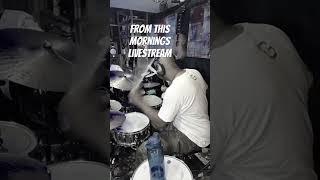 In the Shed #drums #drumshed #howtoplaydrums ##livestreaming #fye #fyi #drumsolo #ludwigdrums
