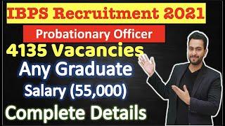 IBPS PO Recruitment 2021 Complete Details Eligibility  Vacancies Cutoff